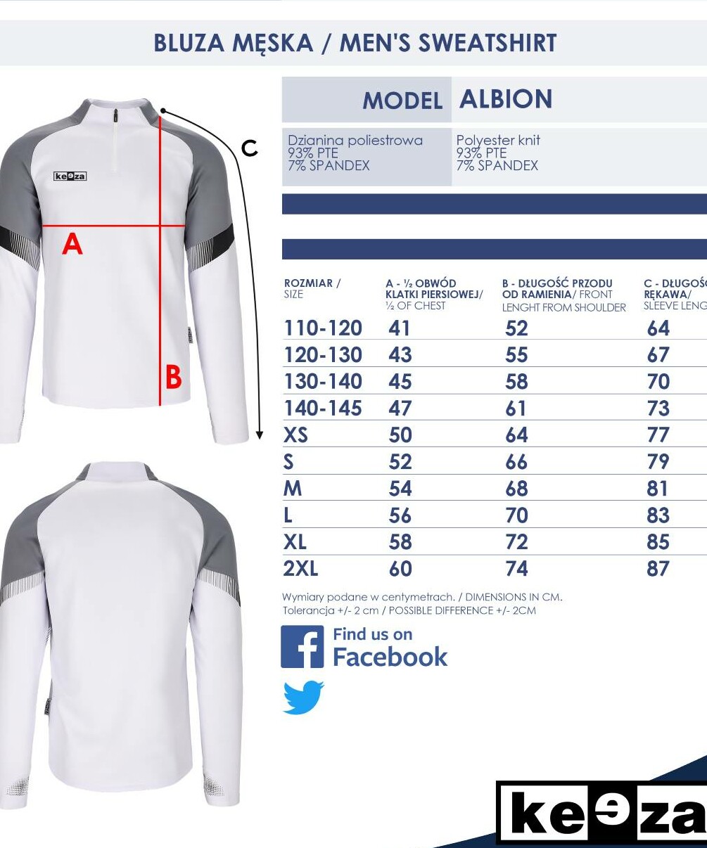 DRES TRENINGOWY KEEZA DWUCZĘŚCIOWY